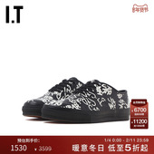 GARCONS女字母涂鸦系带皮鞋 DES GARCONS CDG COMME