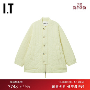 时尚 绗缝拉链大衣新款 质感宽松棉服外套23000 日本ENFÖLD女装