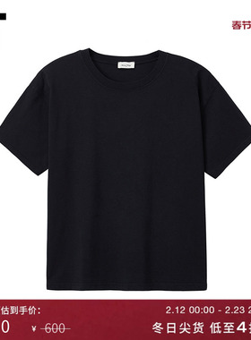 IT American Vintage女装短袖T恤新款简约基础款圆领半袖02AH25XP