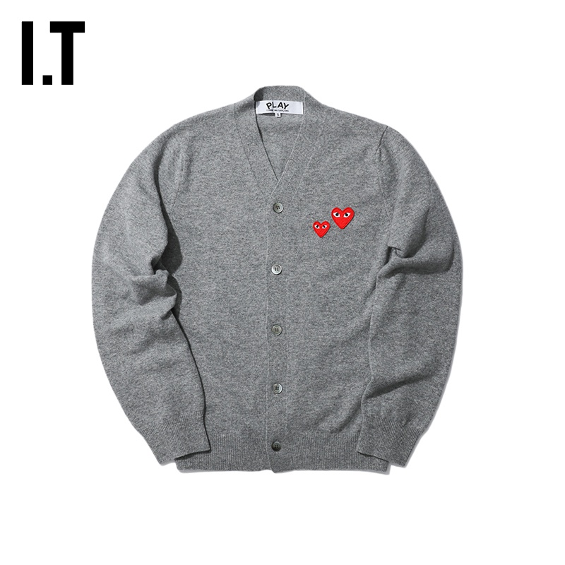 男装针织衫潮牌爱心缝饰