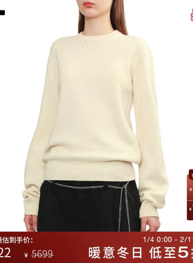 IT JW Anderson女装圆领针织衫新款简约大方纯色薄毛衣KW1495XP