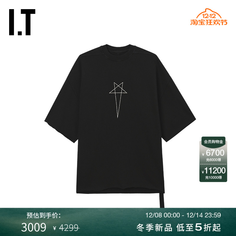 ITDRKSHDW廓形落肩T恤