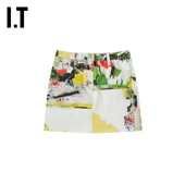 半身裙新品 MSGM女装 时髦摩登花朵照片印花合身包臀裙短裙42970