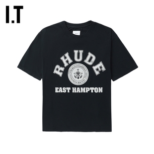 TT0801MM 宽松短袖 RHUDE男装 T恤新款 简约休闲logo图案印花半袖