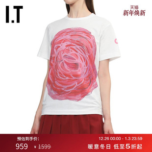 des GARCONS T恤时尚 CDG 少女 饰短袖 COMME 手绘图案装 GIRL女装