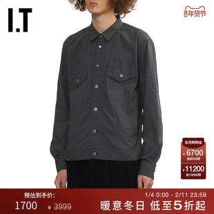 IT CDG COMME des GARCONS HOMME DEUX男装纯色工装衬衫潮流有型