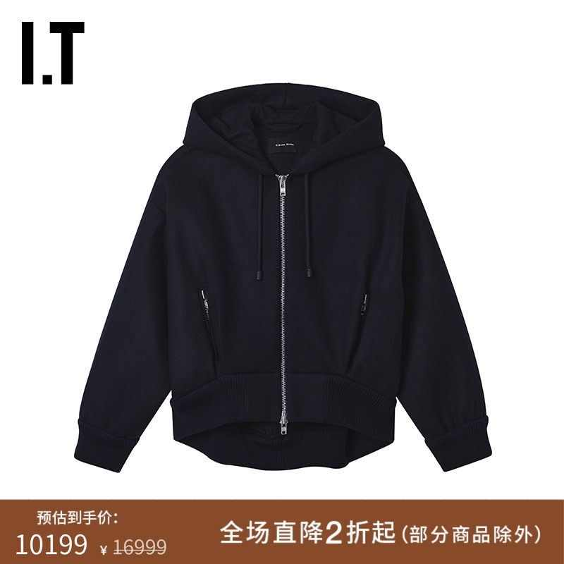 ITSimoneRocha连帽毛呢夹克