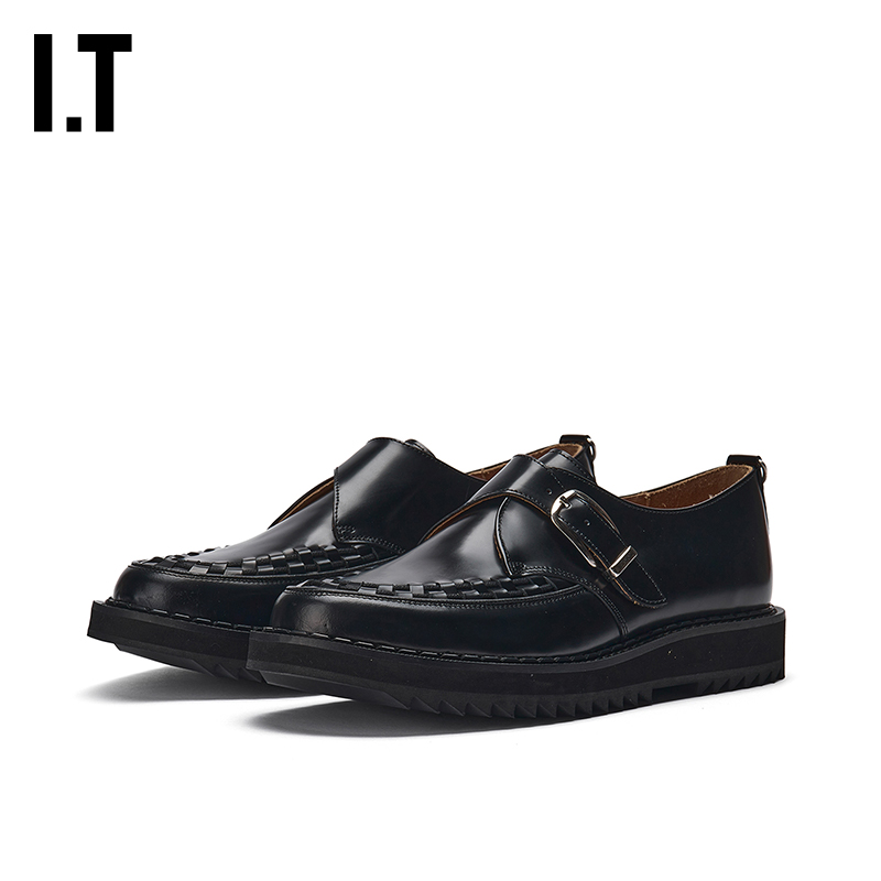 ITGeorgeCox搭扣皮鞋