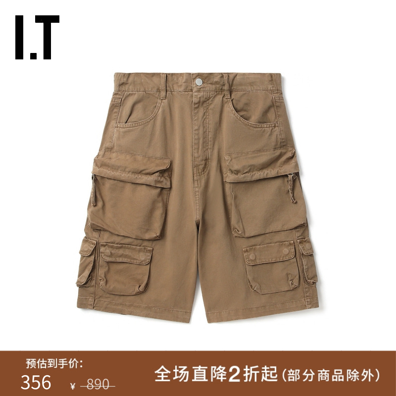 ITGROUNDZERO多色工装短裤