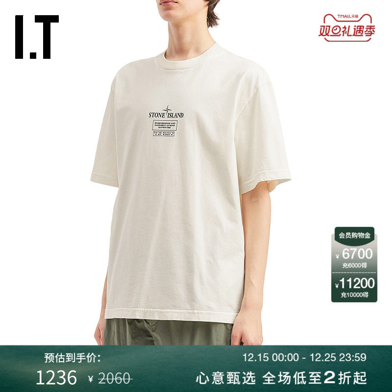ITSTONEISLAND圆领短袖T恤