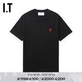 T恤新款 圆领短袖 基础日常款 爱心logo装 UTS724MN 饰半袖 AMI男装