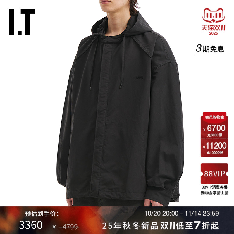 ITJUUN.J连帽拉链夹克
