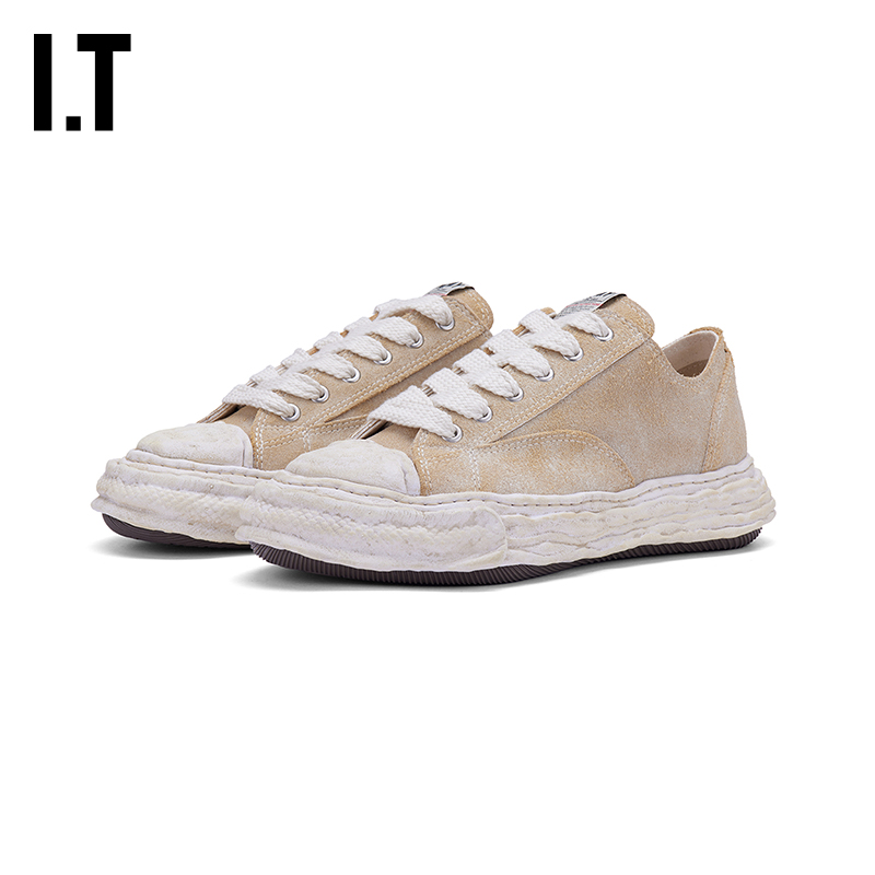 IT Mihara Yasuhiro男款做旧运动鞋新款复古街头感厚底低帮休闲鞋