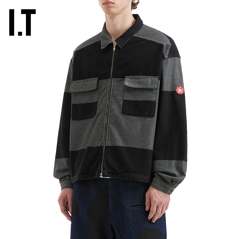 ITC.E翻领拉链夹克潮流个性