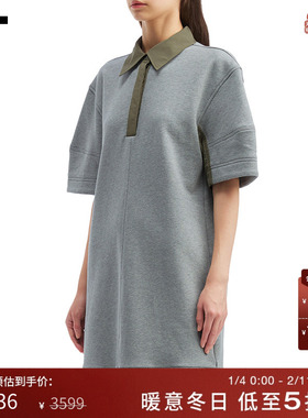 IT 3.1 Phillip Lim女装polo领连衣裙新款时尚休闲廓形短袖直筒裙