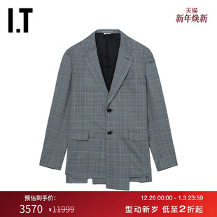 des GARCONS 夹克时尚 CDG 型男 格纹西装 COMME DEUX男装 HOMME