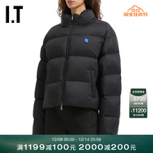 IT ADER error女装立领拉链羽绒服新款廓形绗缝羽绒外套4201BKXP