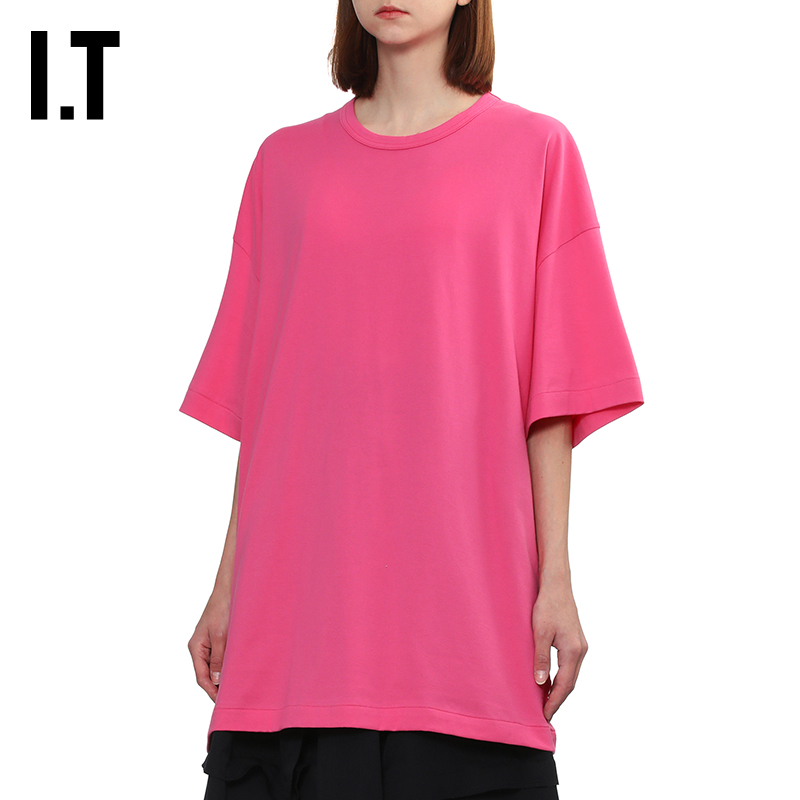 IT廓形落肩短袖T恤休闲随性