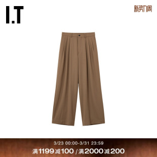 西装 裤 新款 长裤 阔腿裤 复古质感纯色西裤 3PT02CMQ MARKAWARE男装