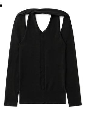 IT Philosophy di Lorenzo Serafini女修身露背针织上衣性感时髦