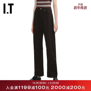 bone女装 牛仔裤 长裤 简约休闲宽松直筒裤 新款 RJ1525XQ rag