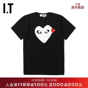 GARÇONS PLAY女装 短袖 新品 des T恤2019秋季 爱心印花11 COMME