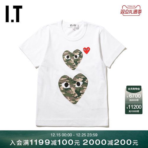 川久保玲女装短袖T恤春夏休闲