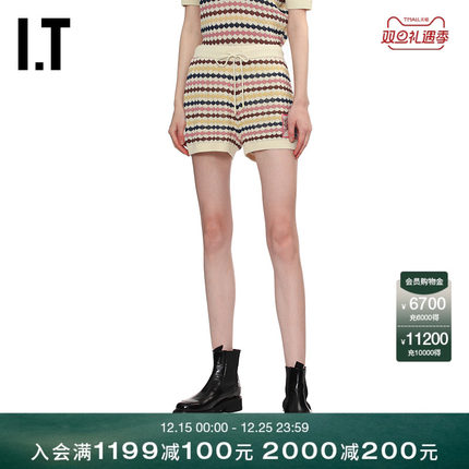 IT ZIMMERMANN女装针织短裤新款时尚度假风编织休闲裤1877ARXQ