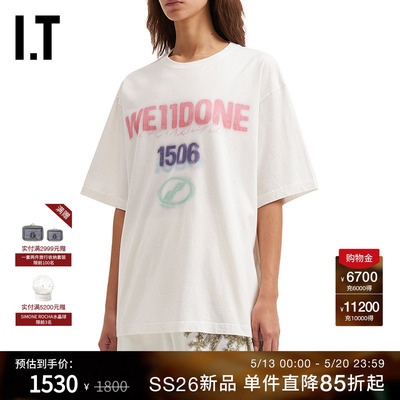 ITWe11Done中长款短袖T恤