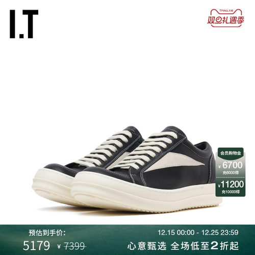 IT Rick Owens女款厚底运动鞋新款甜酷活力系带休闲鞋3888LC9N