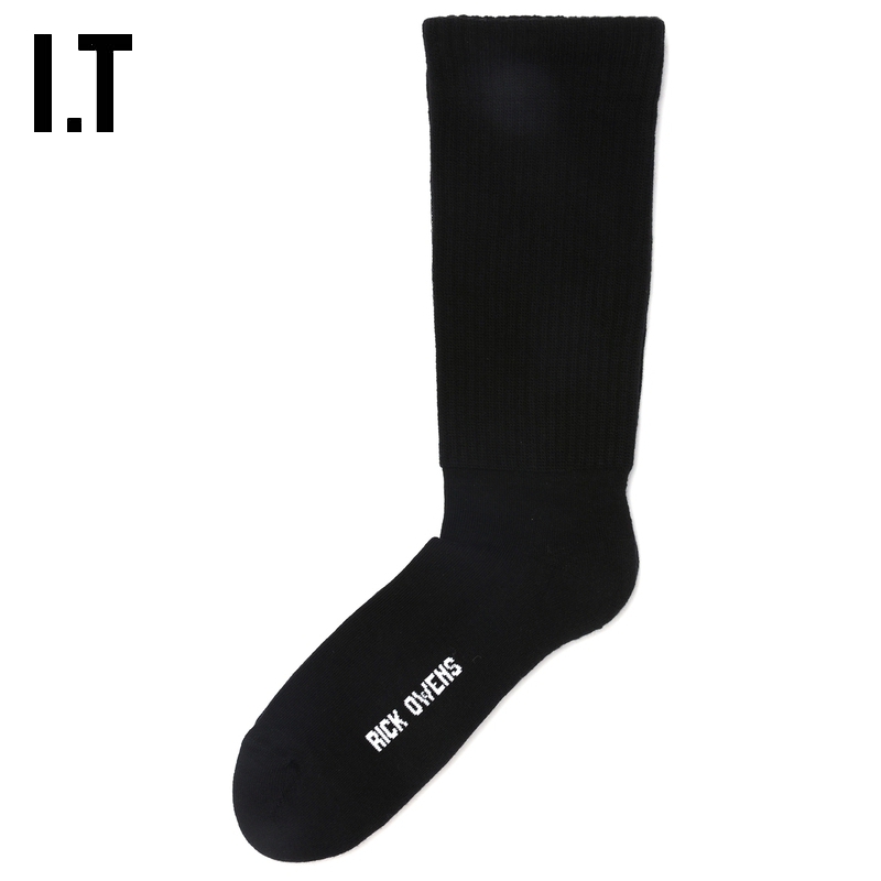 ITRickOwens小腿袜针织袜