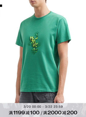 IT JW Anderson男装短袖T恤新款个性趣味青蛙图案印花半袖030837M