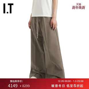 阔腿裤 Owens男装 休闲裤 新款 1366TB 潮流有型宽松拖地长裤 Rick