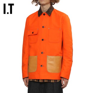 IT JUNYA WATANABE男装工装夹克新款复古有型拼色拼接外套PJ028MP