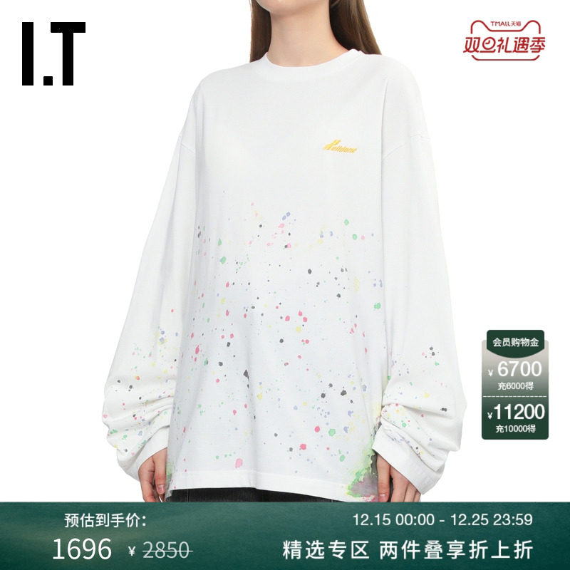 ITWe11Done宽松廓形长袖T恤