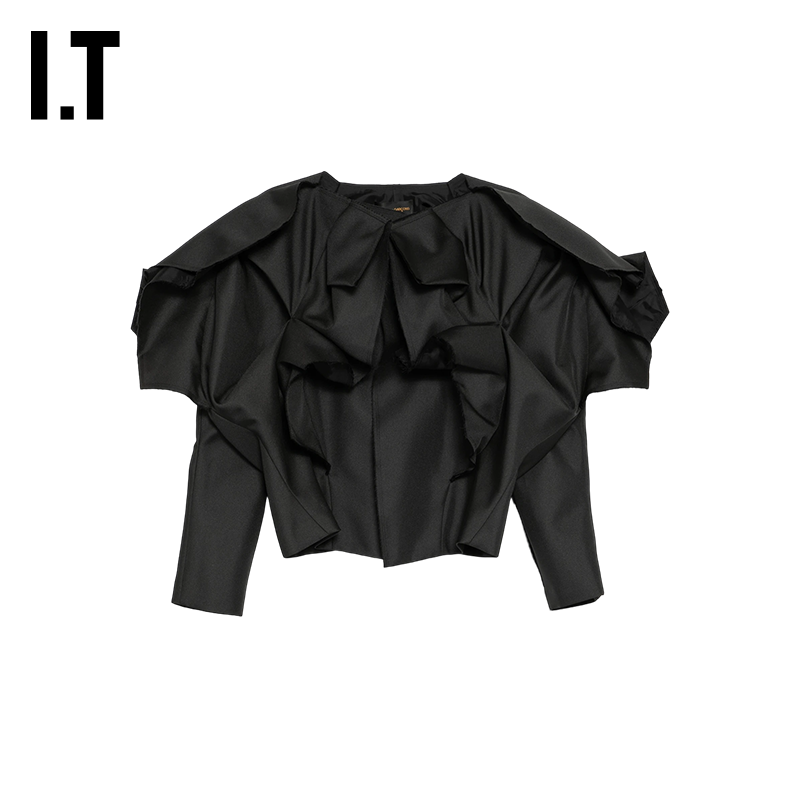 IT CDG COMME des GARCONS女装立体廓形剪裁夹克外套新款GQJ005XQ
