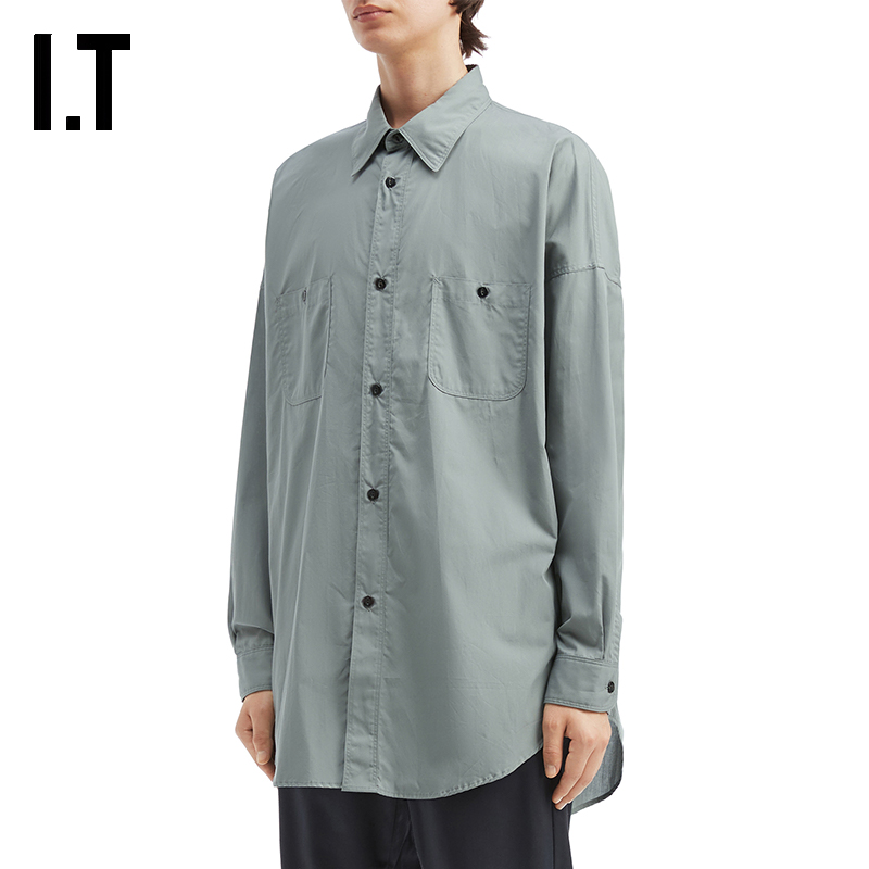 ITMARKAWARE纯色长袖衬衫