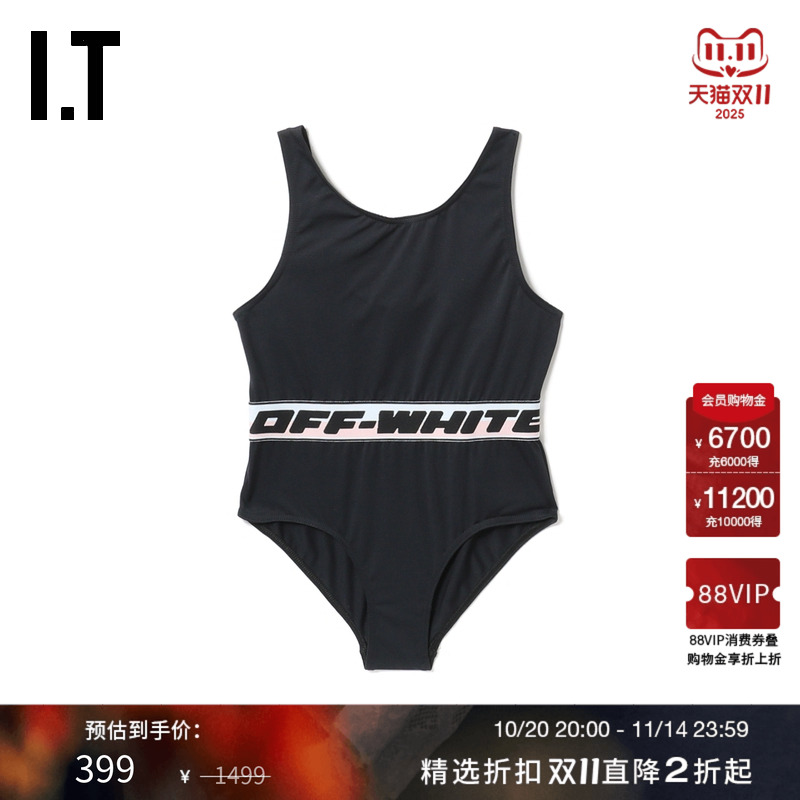 ITOFF-WHITE™连体吊带泳衣泳装