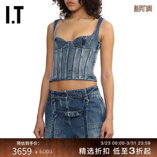 修身 WHITE™女装 牛仔吊带上衣070000XM OFF