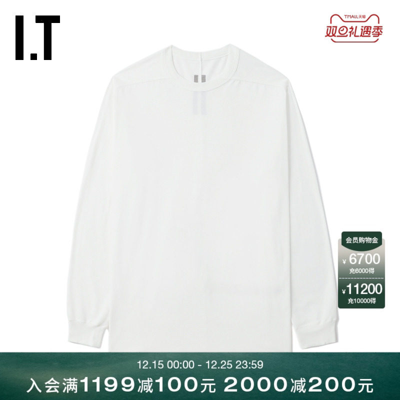 ITRickOwens合身长袖T恤