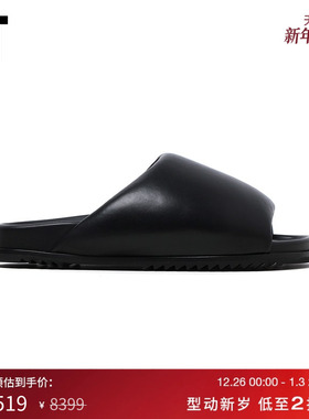 IT Rick Owens女款平底凉拖新品日常休闲羊皮露趾拖鞋5838LL0K