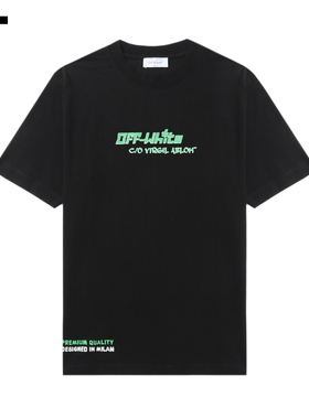 IT OFF-WHITE c/o VIRGIL ABLOH™男装人物印花圆领短袖T恤新款