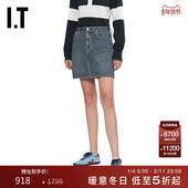 时尚 活力直筒裙RC0625XP bone女装 半身裙合身短裙新款 rag