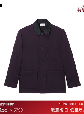 IT MARKAWARE男装翻领工装夹克新款复古型男工装西装外套1JK01CMP