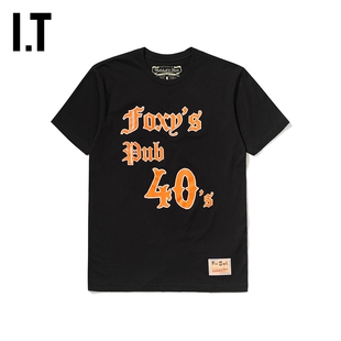 NESS男装 MITCHELL 文字印花内搭20067I T恤新品 复古时尚 短袖