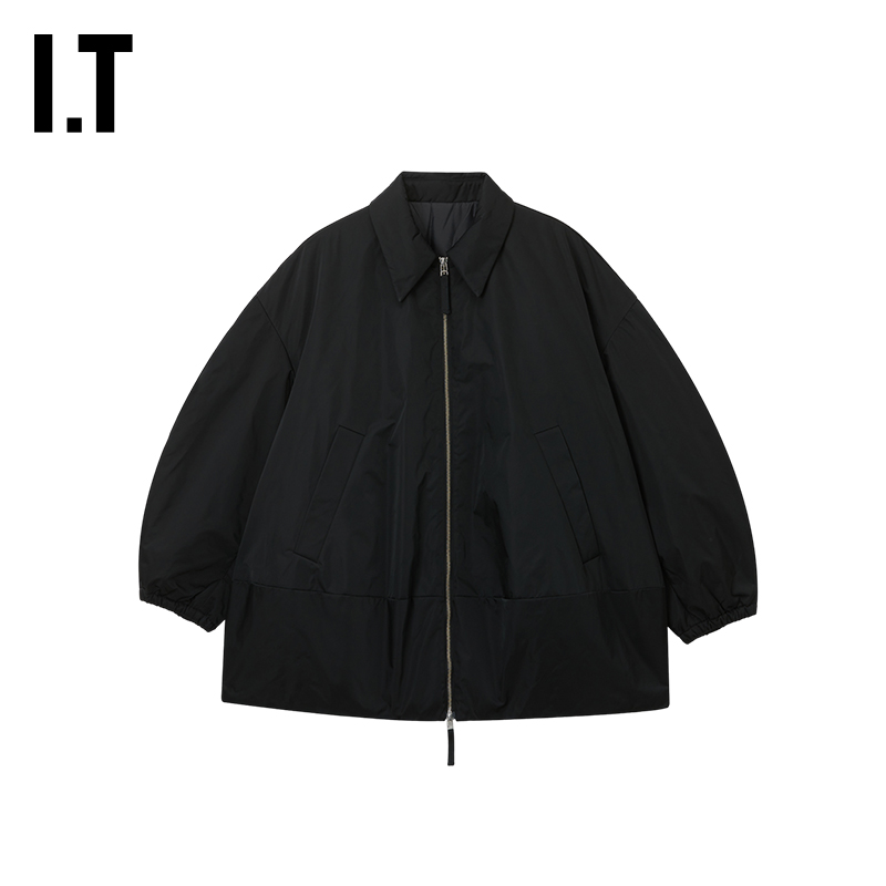 IT日本ENFÖLD廓形翻领拉链夹克