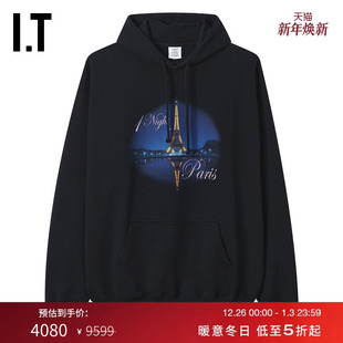 文艺地标印花连帽衫 时尚 连帽卫衣新款 HD410BXP VETEMENTS女装