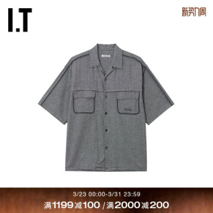 UNDERCOVER高桥盾男装 简约有型工装 短袖 新款 上衣1F4409MQ 衬衫