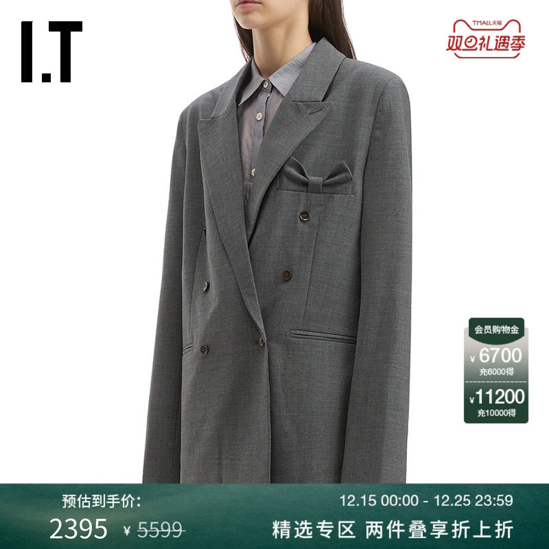 ITTheGarment双排扣西装夹克