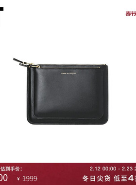 IT CDG COMME des GARÇONS Wallet女款拉链手拿包复古时髦钱包